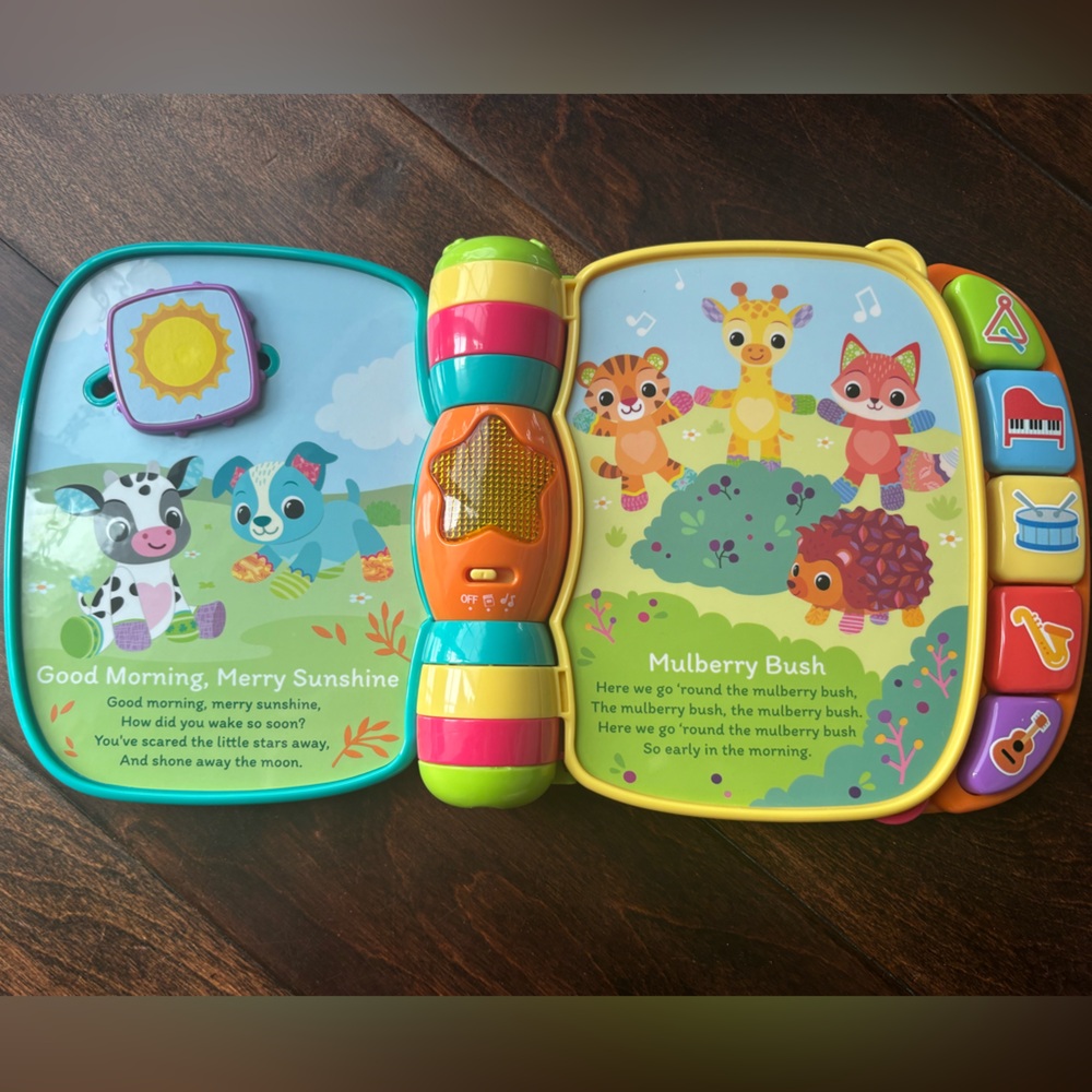 VTech Animal Rhymes Interactive Music Book - Multicolor - Picture 3 of 5